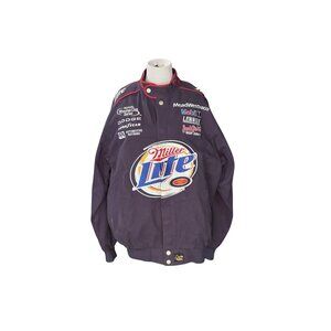 Vintage Rusty Wallace Miller Lite NASCAR Jacket 90s Winston Cup Chase Sz M